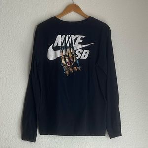 Nike SB Cat Scratch Long Sleeve Shirt Size L